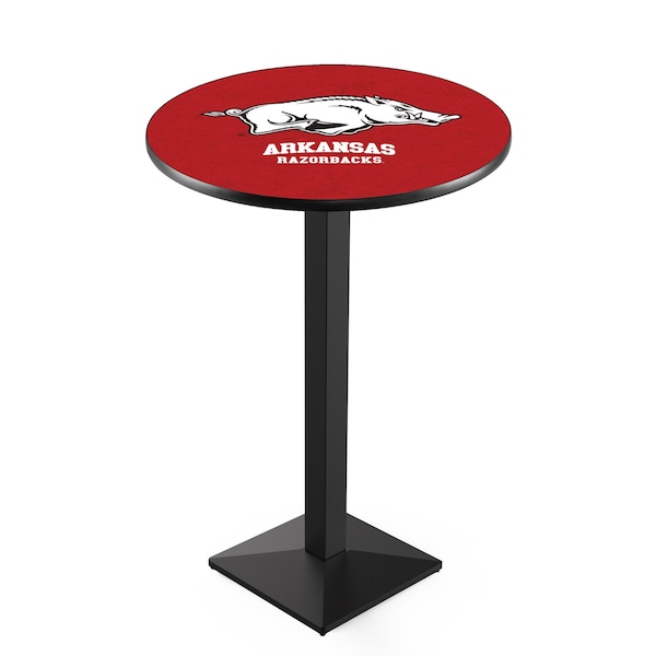 42" Blk Wrinkle Arkansas Pub Table